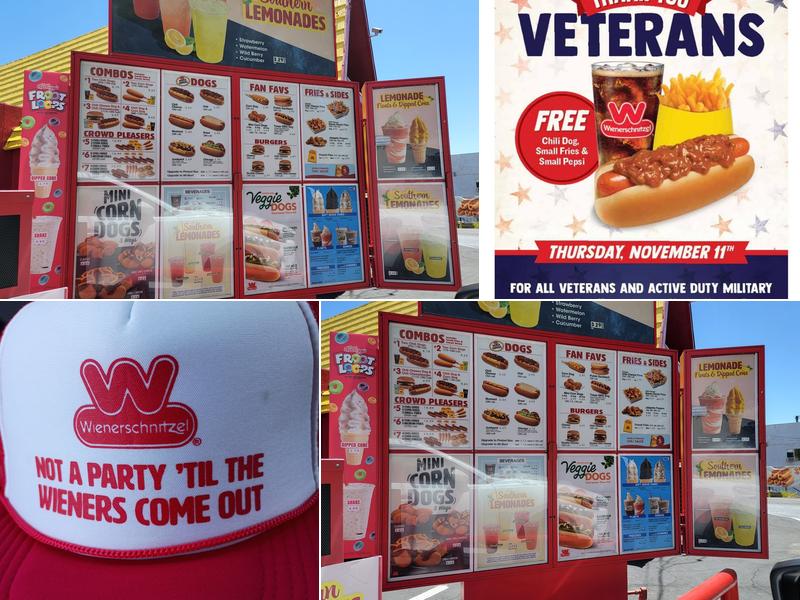 Wienerschnitzel Menu