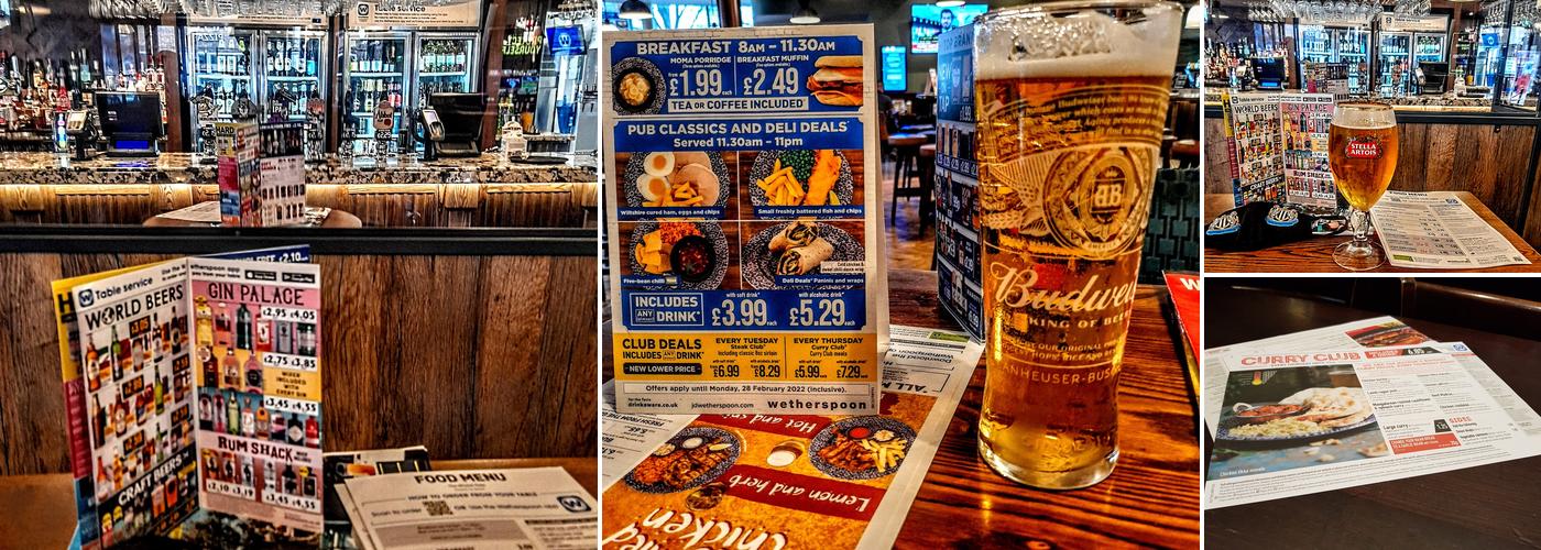 The Wicket Gate - JD Wetherspoon Menu