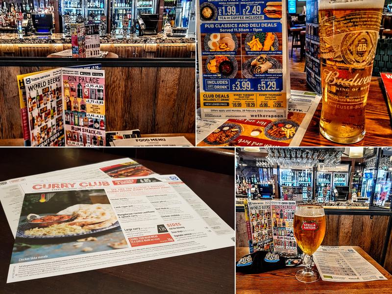 The Wicket Gate - JD Wetherspoon Menu