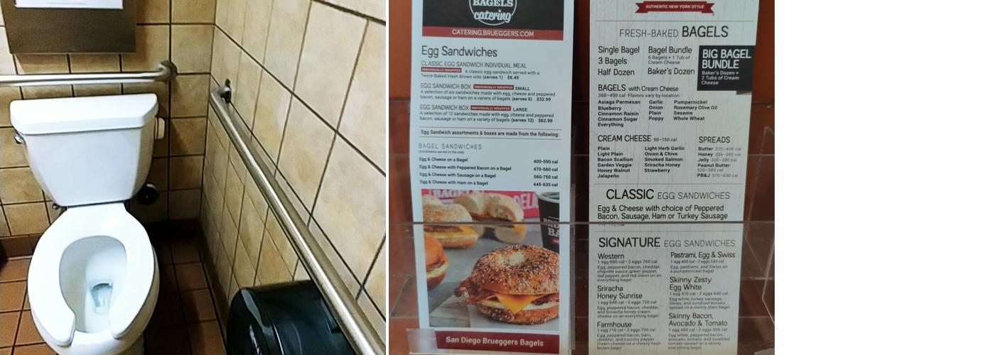 Bruegger's Bagels Menu