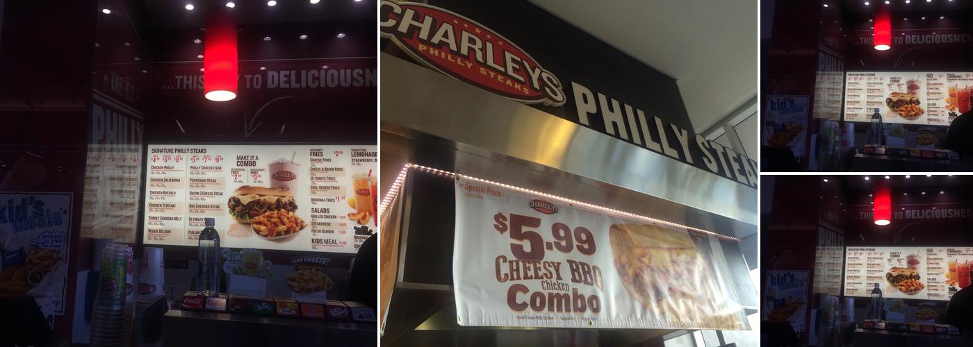 Charleys Cheesesteaks Menu