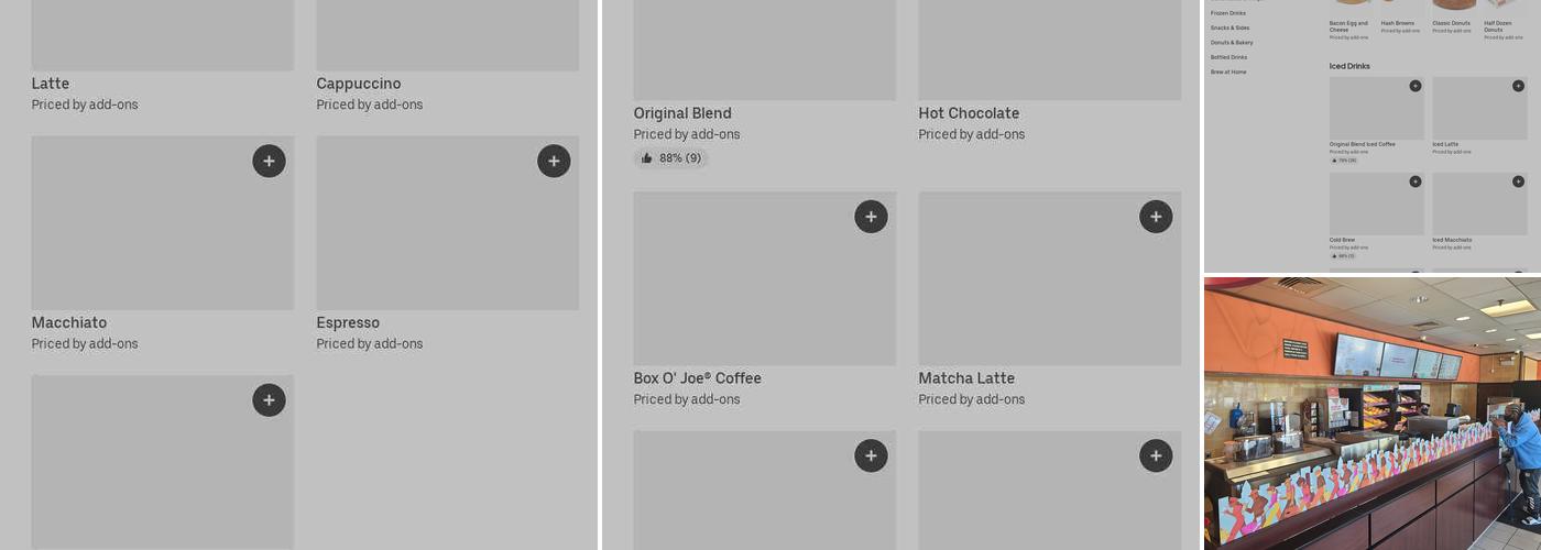 Dunkin' Menu