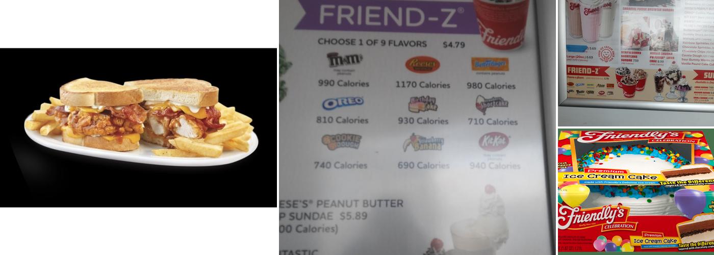 Friendly's Menu
