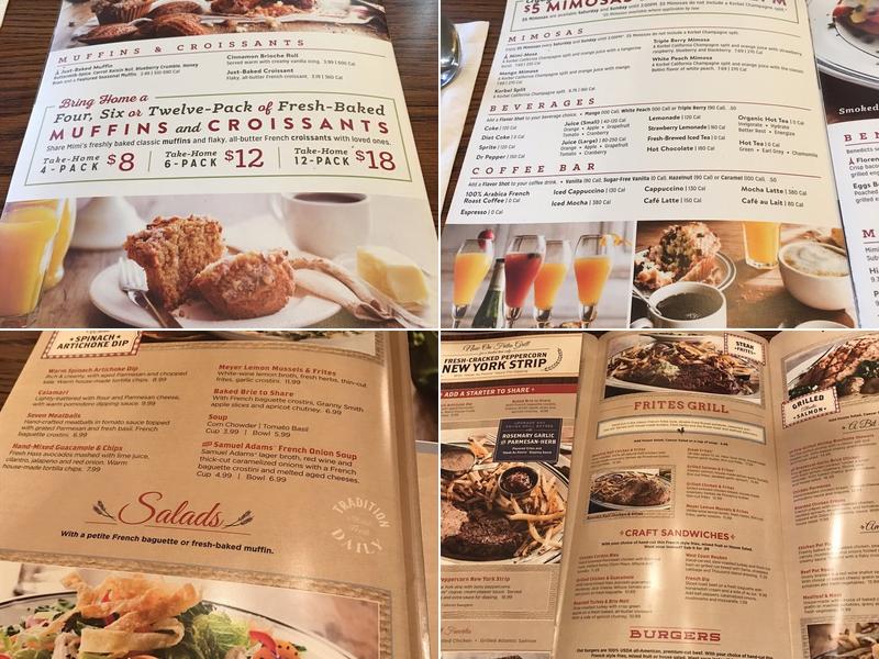 Mimi's Cafe Menu