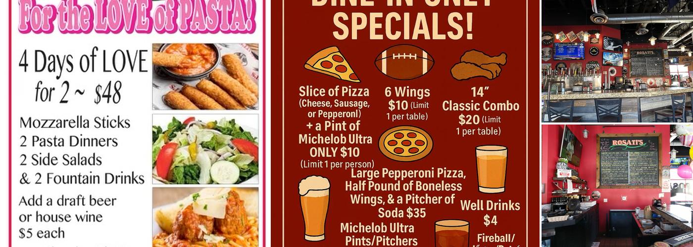 Rosati's Pizza Menu