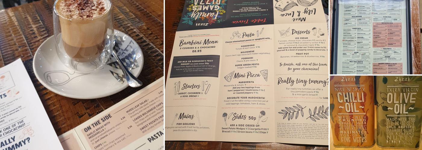 Zizzi - Newcastle Menu