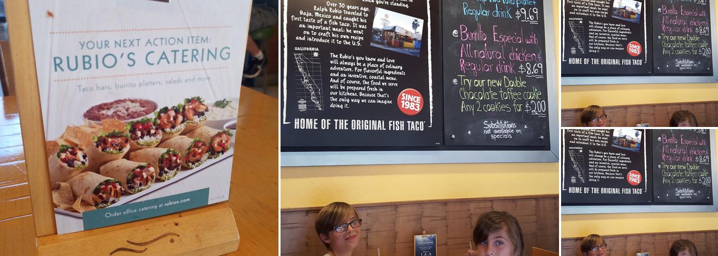 Rubio's Coastal Grill Menu