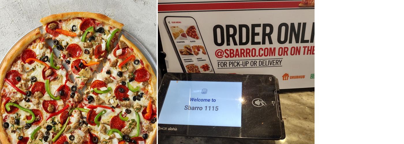 Sbarro Menu