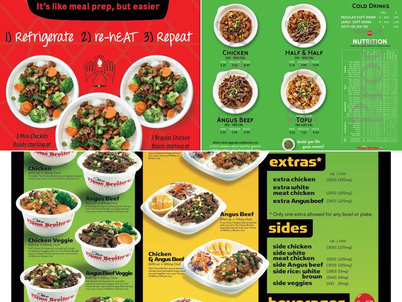 Flame Broiler Menu