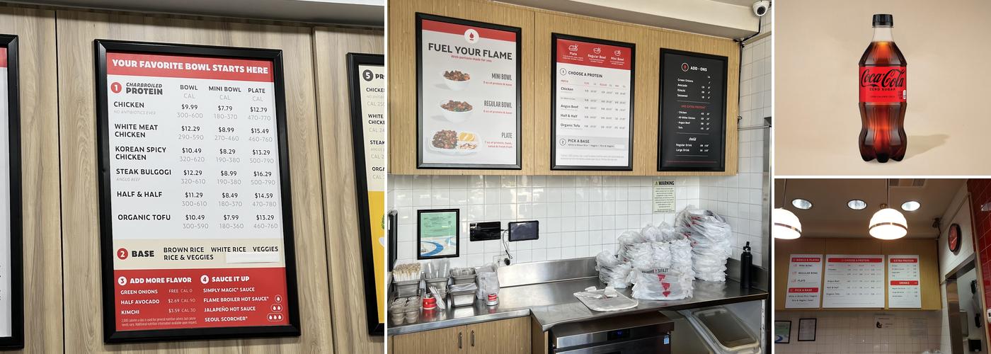 Flame Broiler Menu