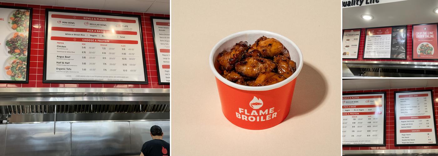 Flame Broiler Menu