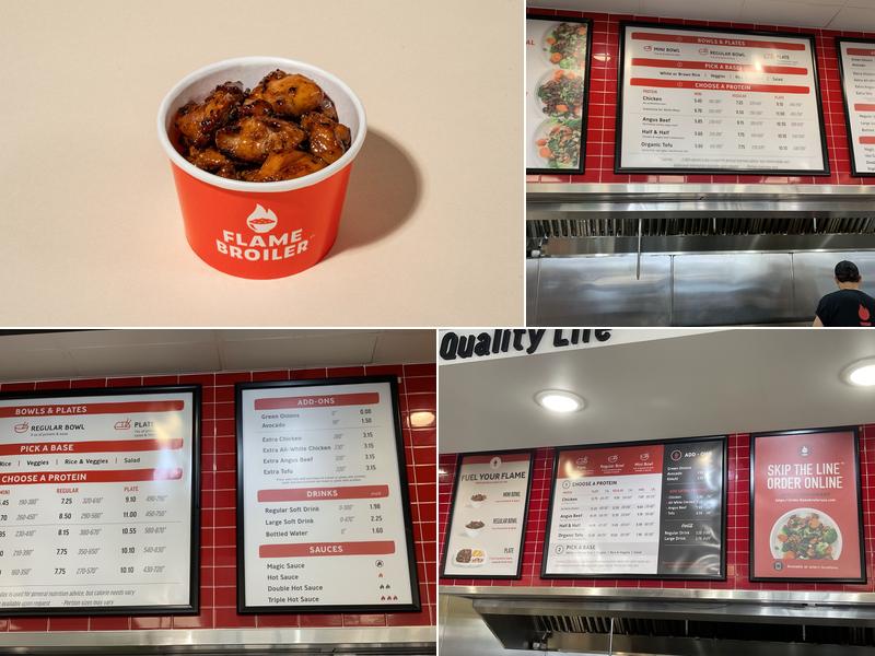 Flame Broiler Menu