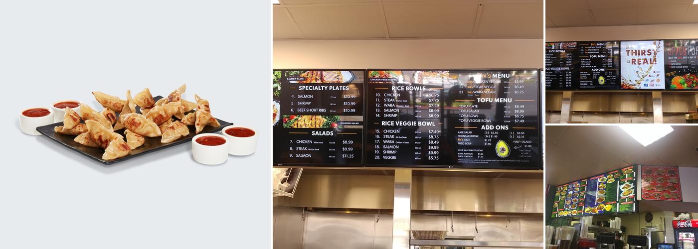 WaBa Grill Menu