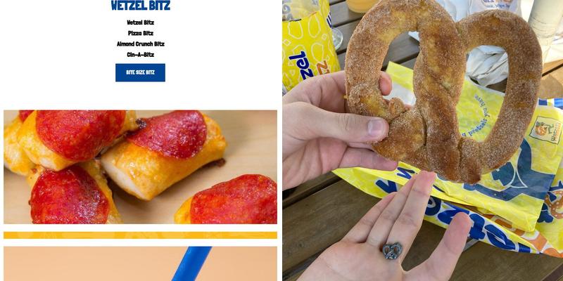 Wetzel's Pretzels Menu