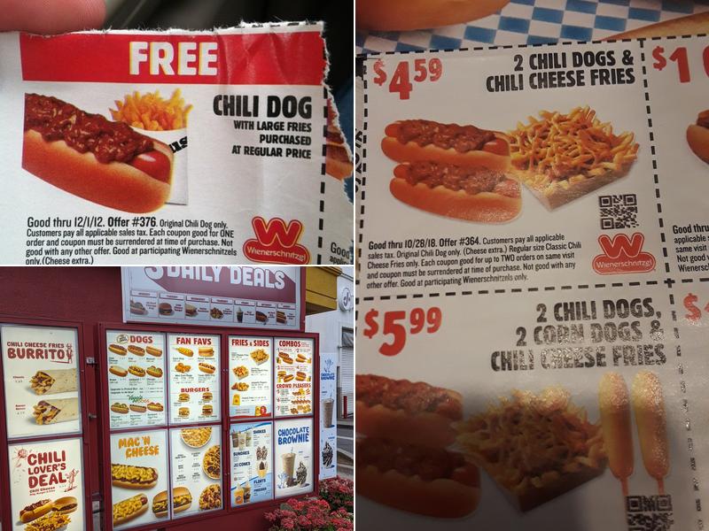 Wienerschnitzel Menu