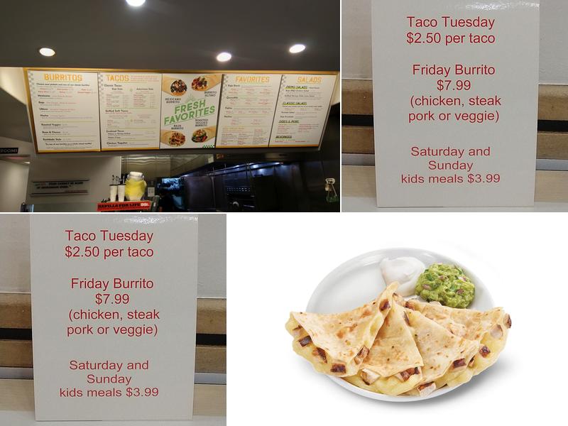 Baja Fresh Menu