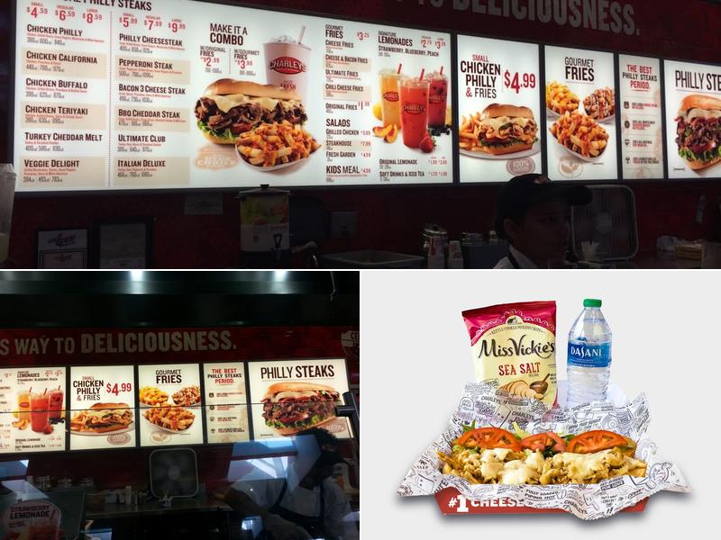 Charleys Cheesesteaks Menu