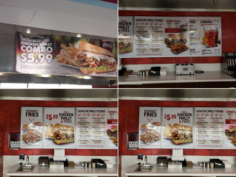 Charleys Cheesesteaks Menu