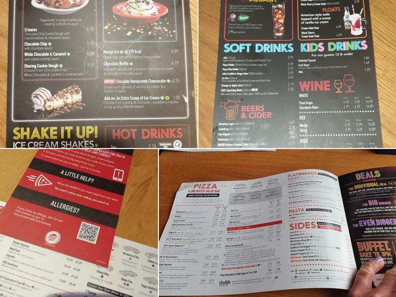 Pizza Hut Menu