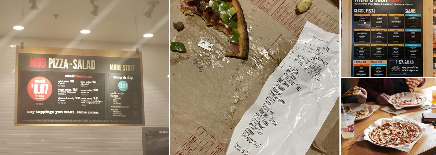 MOD Pizza Menu