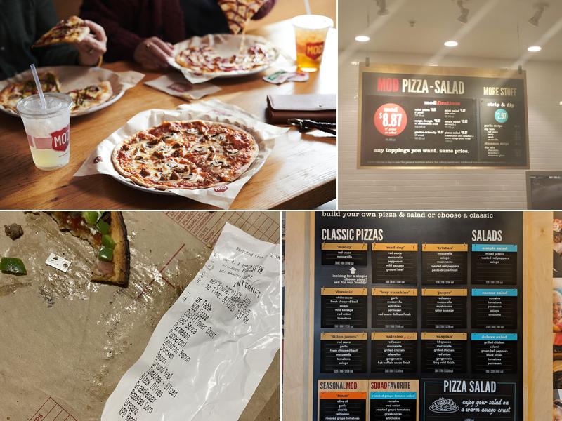 MOD Pizza Menu