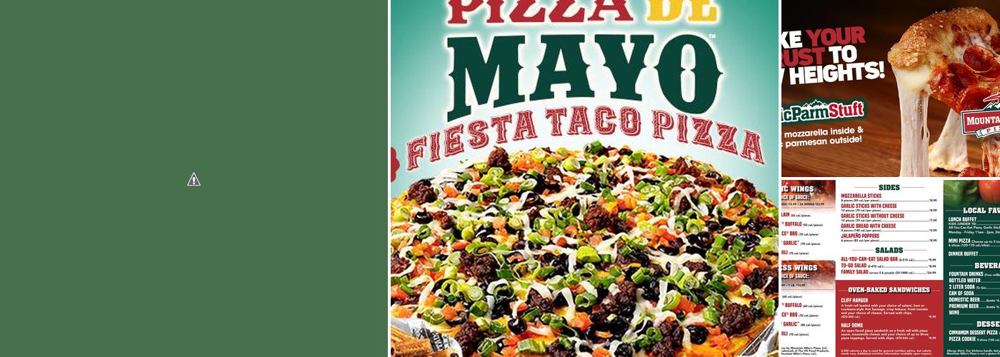 Mountain Mike's Pizza Menu