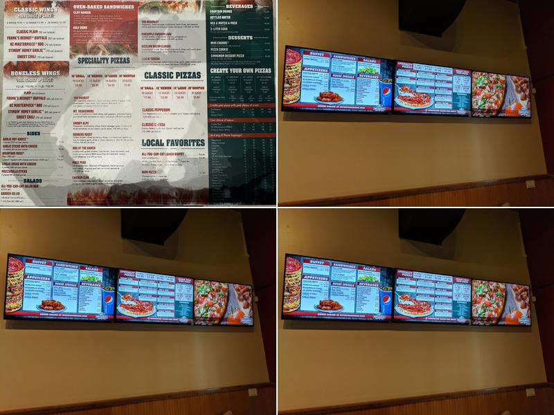 Mountain Mike's Pizza Menu