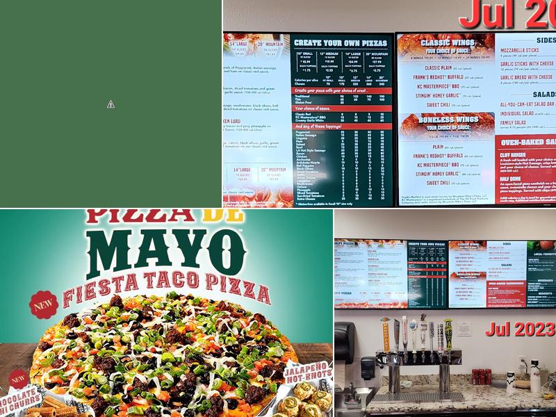 Mountain Mike's Pizza Menu