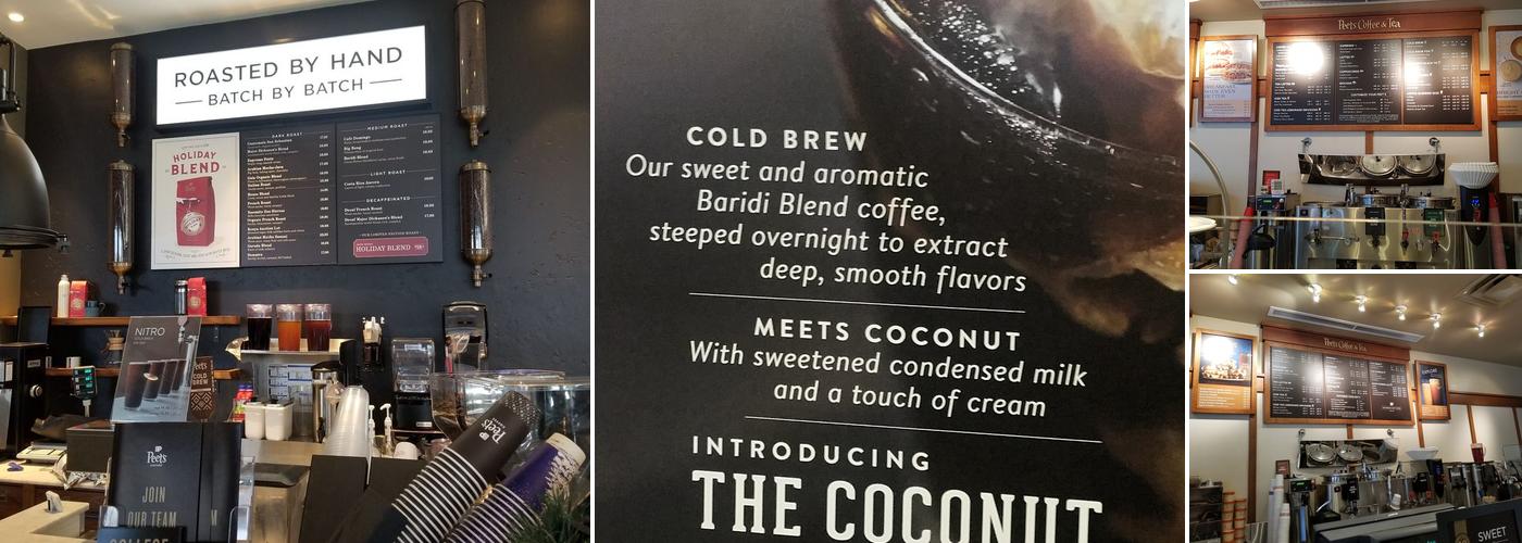 Peet's Coffee Menu