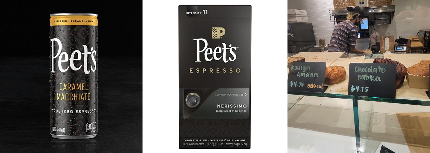 Peet's Coffee Menu