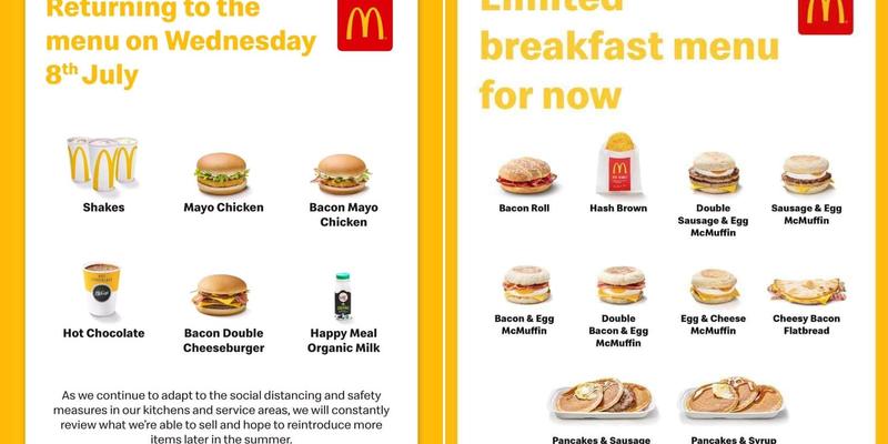 McDonald's Menu