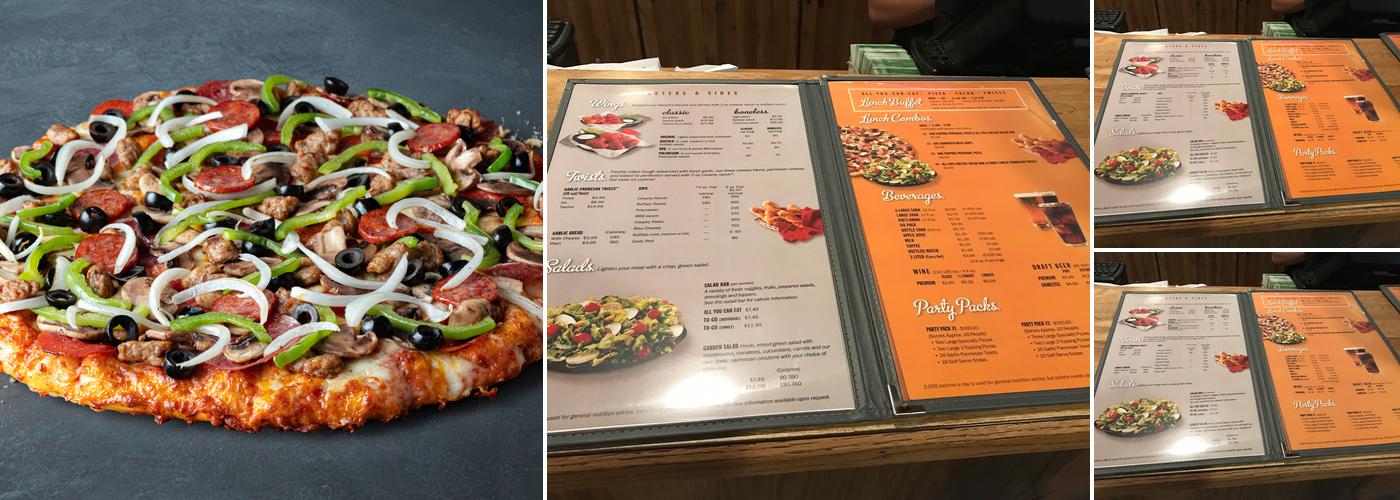 Round Table Pizza Menu