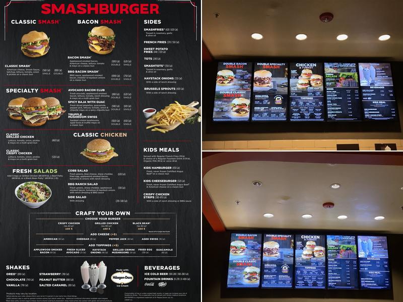 Smashburger Menu