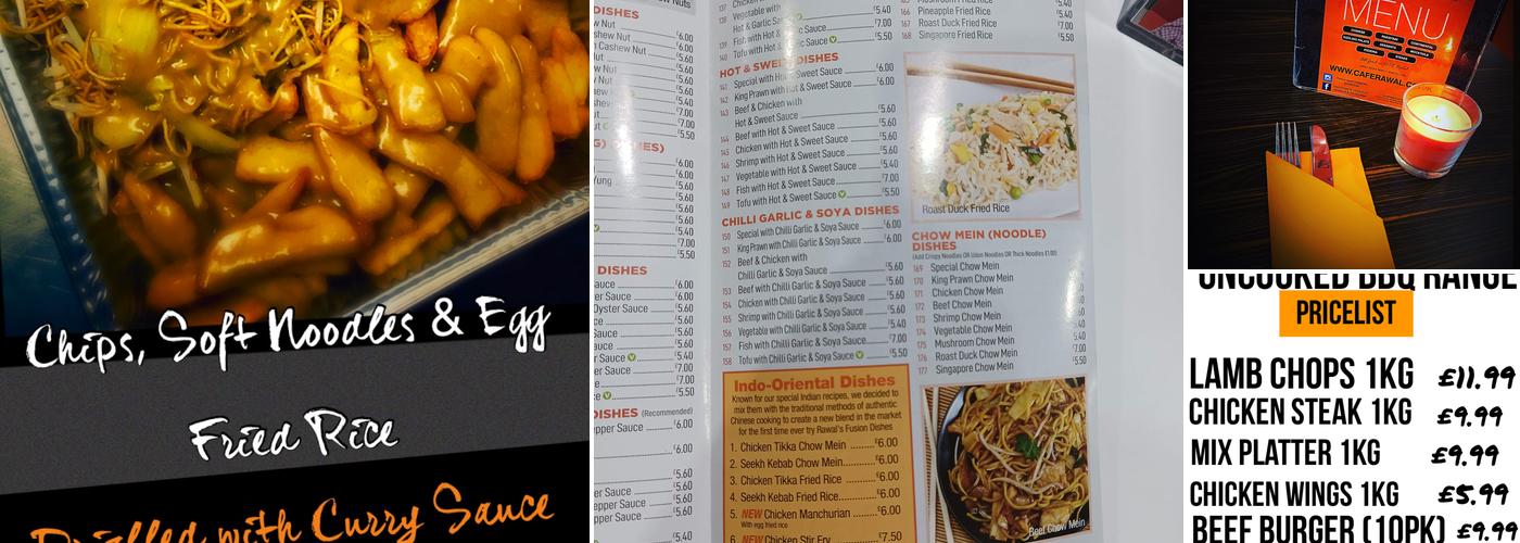 Rawal China Chopstix Menu