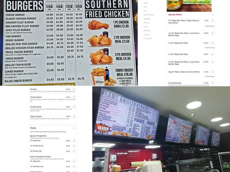 Rajas Leeds Road Bradford Menu