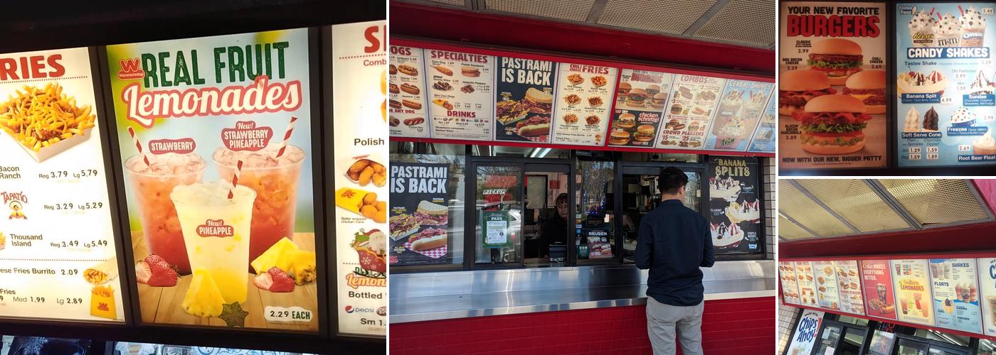 Wienerschnitzel Menu