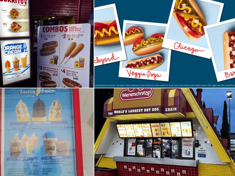 Wienerschnitzel Menu