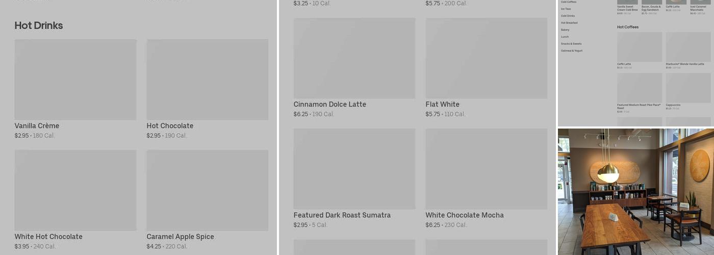 Starbucks Menu