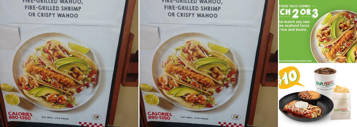 Baja Fresh Menu