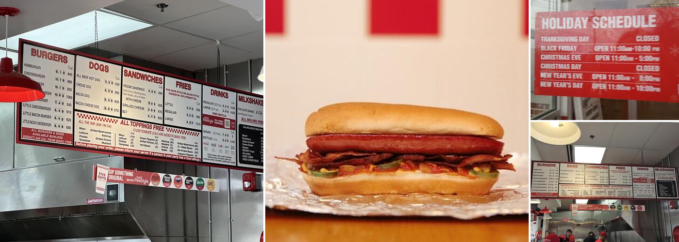 Five Guys Menu