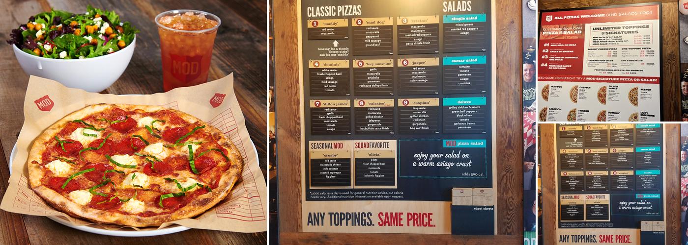 MOD Pizza Menu