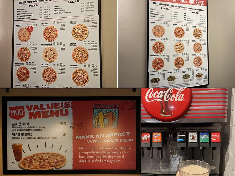 MOD Pizza Menu