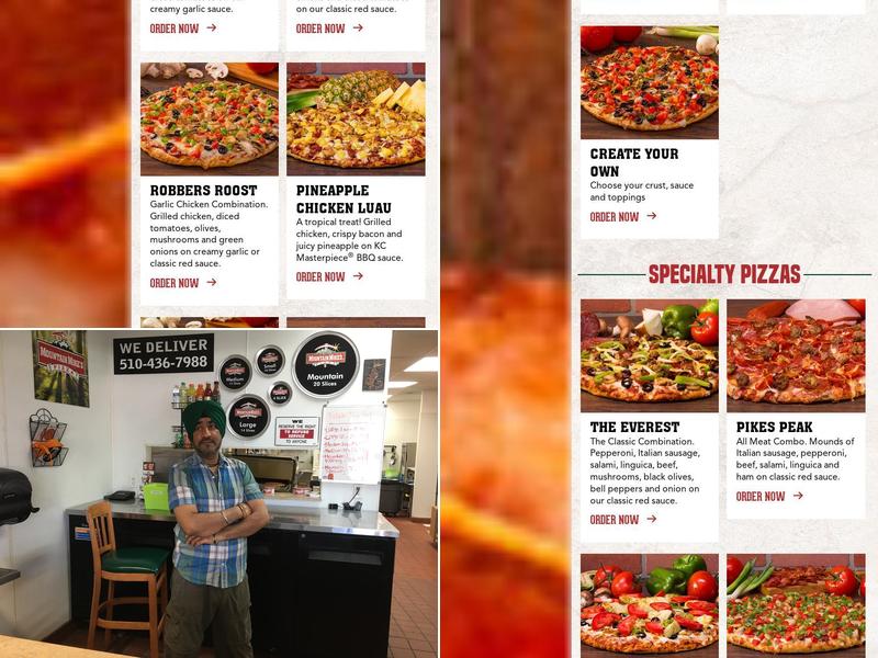 Mountain Mike's Pizza Menu