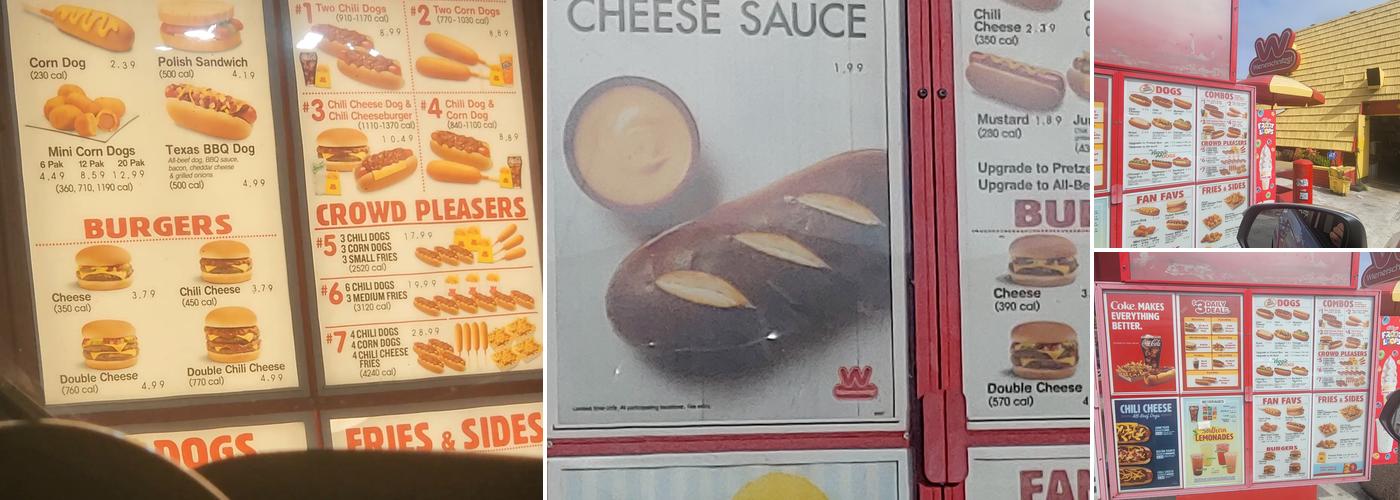 Wienerschnitzel Menu