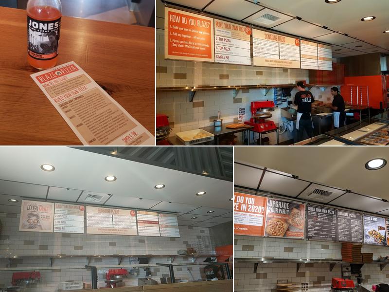 Blaze Pizza Menu