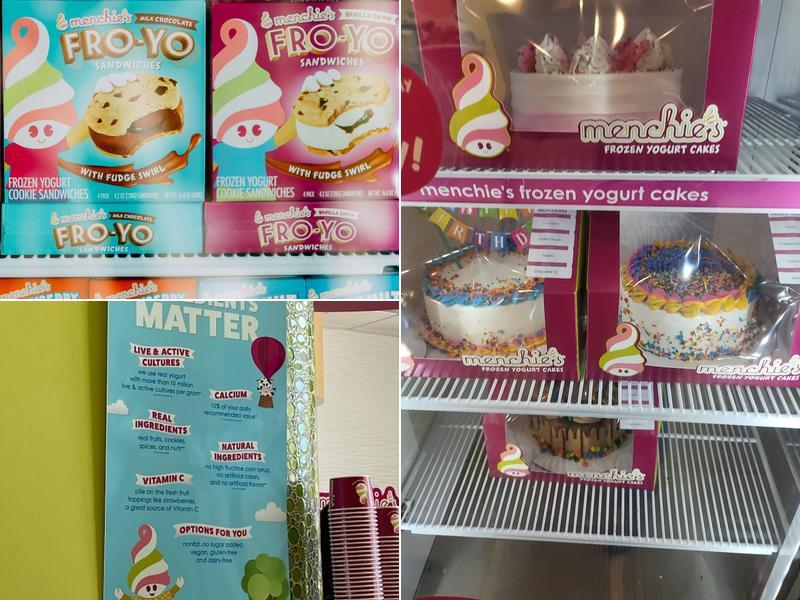 Menchie's Frozen Yogurt Menu