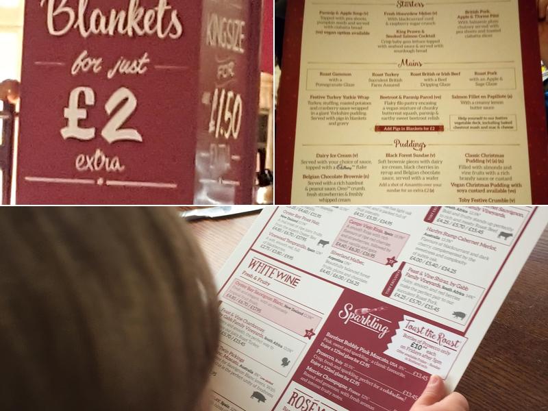 Toby Carvery Huddersfield Menu