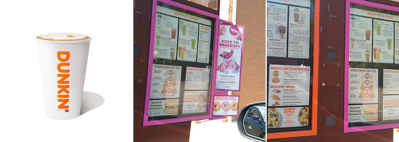 Dunkin' Menu