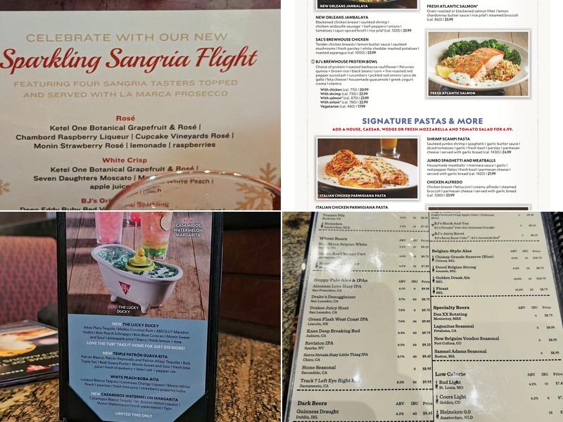 BJ's Restaurant & Brewhouse Menu