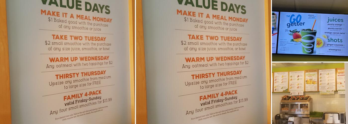 Jamba Menu